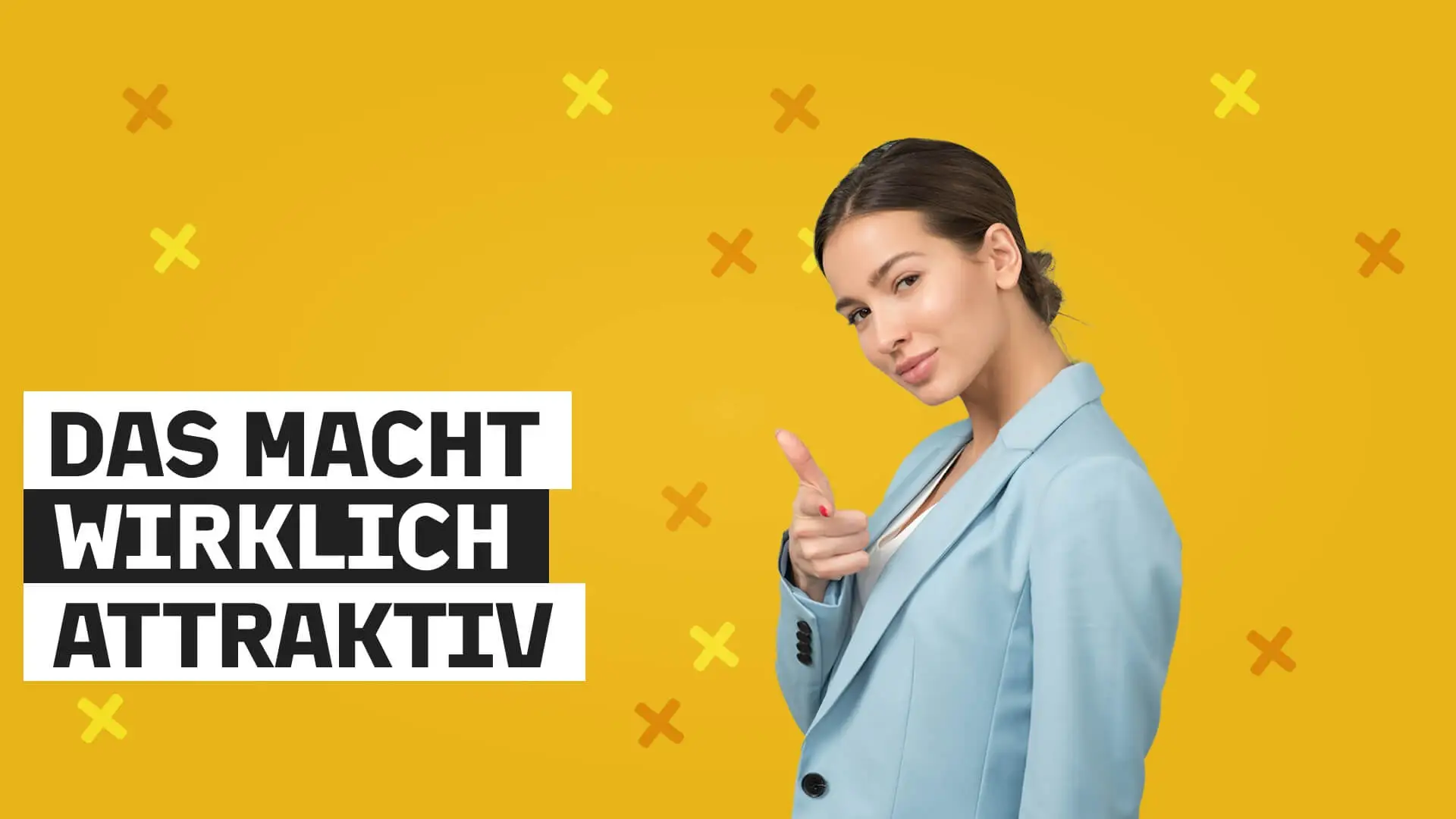 Bild einer selbstbewussten Frau im Businessdress auf datedoktoremanuel.de zum Artikel Attraktiver wirken: 3 Eigenschaften, die dich unwiderstehlich machen